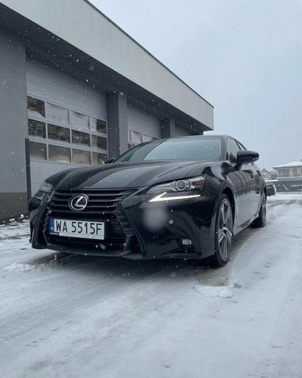 Lexus GS cena 115000 przebieg: 155000, rok produkcji 2017 z Warszawa małe 172